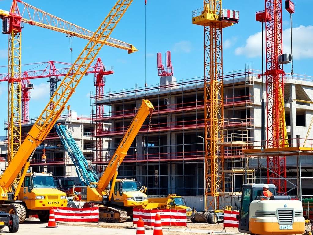 Wynajem sprzętu budowlanego – usługi dźwigowe